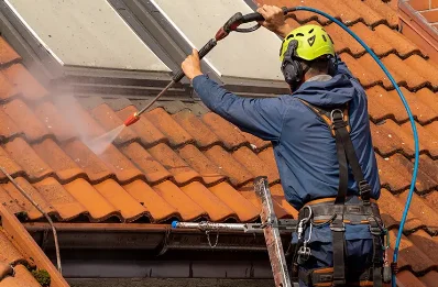 Démoussage et hydrofuge de toiture à Courlay
